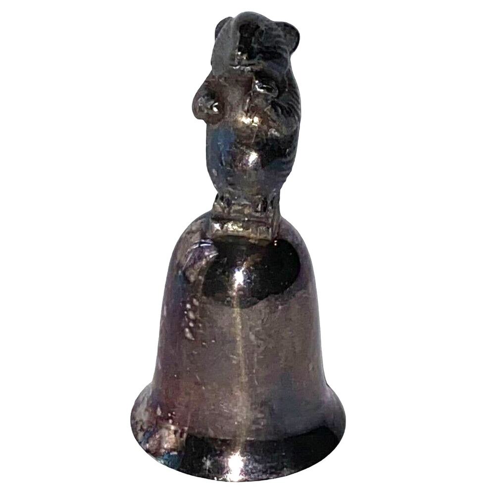 Vtg New England Collectors Society Bell Beatrix Potter Paddy Beaver Pewter
